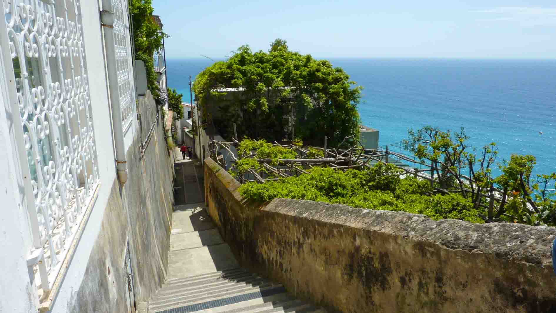 Positano a Amalfi – najkrajšia cesta na svete – pobrežie Amalfi – 2. časť