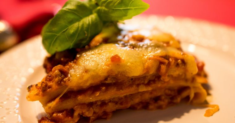 Tradičné lasagne s boloňskou omáčkou